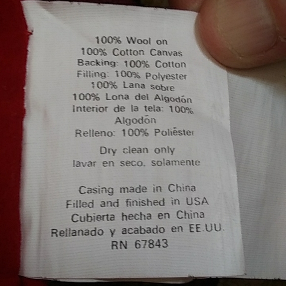 Vintage needlepoint pillow, EUC - Picture 5 of 5